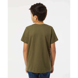 6101 LAT Youth Fine Jersey Tee Military Green