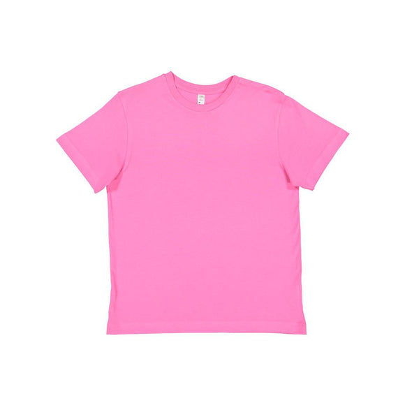 6101 LAT Youth Fine Jersey Tee Raspberry