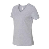 6405CVC BELLA + CANVAS Women's Relaxed Heather CVC V-Neck Tee Athletic Heather