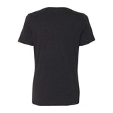 6405CVC BELLA + CANVAS Women's Relaxed Heather CVC V-Neck Tee Black Heather