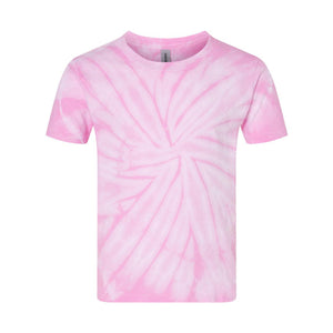 20TCY Dyenomite Toddler Cyclone Tie-Dyed T-Shirt Pink