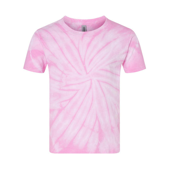 20TCY Dyenomite Toddler Cyclone Tie-Dyed T-Shirt Pink