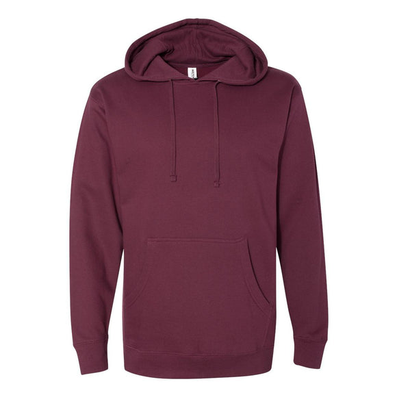 SS4500 Independent Trading Co. Midweight Hooded Sweatshirt Maroon