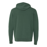 AFX90UNZ Independent Trading Co. Lightweight Full-Zip Hooded Sweatshirt Alpine Green