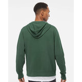 AFX90UNZ Independent Trading Co. Lightweight Full-Zip Hooded Sweatshirt Alpine Green