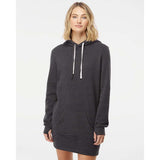 PRM65DRS Independent Trading Co. Women’s Special Blend Hooded Sweatshirt Dress Carbon