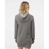 PRM65DRS Independent Trading Co. Women’s Special Blend Hooded Sweatshirt Dress Nickel