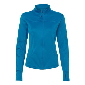 EXP60PAZ Independent Trading Co. Women's Poly-Tech Full-Zip Track Jacket Aster Blue