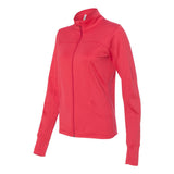 EXP60PAZ Independent Trading Co. Women's Poly-Tech Full-Zip Track Jacket Coral