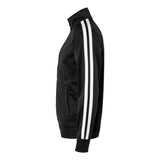 EXP70PTZ Independent Trading Co. Lightweight Poly-Tech Full-Zip Track Jacket Black