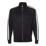 EXP70PTZ Independent Trading Co. Lightweight Poly-Tech Full-Zip Track Jacket Black