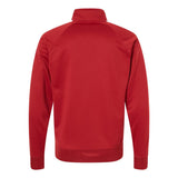 EXP70PTZ Independent Trading Co. Lightweight Poly-Tech Full-Zip Track Jacket Brick Red