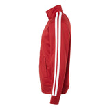 EXP70PTZ Independent Trading Co. Lightweight Poly-Tech Full-Zip Track Jacket Brick Red