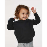 PRM10TSB Independent Trading Co. Toddler Special Blend Raglan Hooded Sweatshirt Black