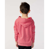 PRM10TSB Independent Trading Co. Toddler Special Blend Raglan Hooded Sweatshirt Pomegranate