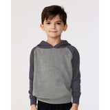 PRM10TSB Independent Trading Co. Toddler Special Blend Raglan Hooded Sweatshirt Nickel/ Carbon