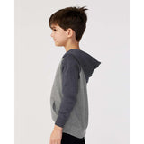 PRM10TSB Independent Trading Co. Toddler Special Blend Raglan Hooded Sweatshirt Nickel/ Carbon