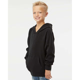 PRM15YSB Independent Trading Co. Youth Special Blend Raglan Hooded Sweatshirt Black