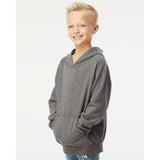 PRM15YSB Independent Trading Co. Youth Special Blend Raglan Hooded Sweatshirt Nickel