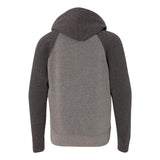 PRM15YSB Independent Trading Co. Youth Special Blend Raglan Hooded Sweatshirt Nickel/ Carbon