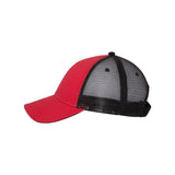 S102 Valucap Sandwich Trucker Cap Red/ Black