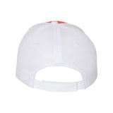 S102 Valucap Sandwich Trucker Cap Orange/ White