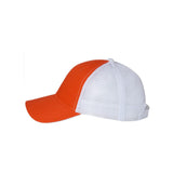 S102 Valucap Sandwich Trucker Cap Orange/ White