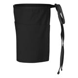 Q2115 Q-Tees Waist Apron with Pockets Black