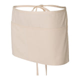 Q2115 Q-Tees Waist Apron with Pockets Natural