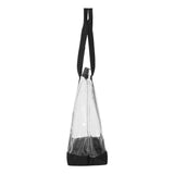 7009 Liberty Bags Clear Boat Tote Black