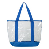 7009 Liberty Bags Clear Boat Tote Royal