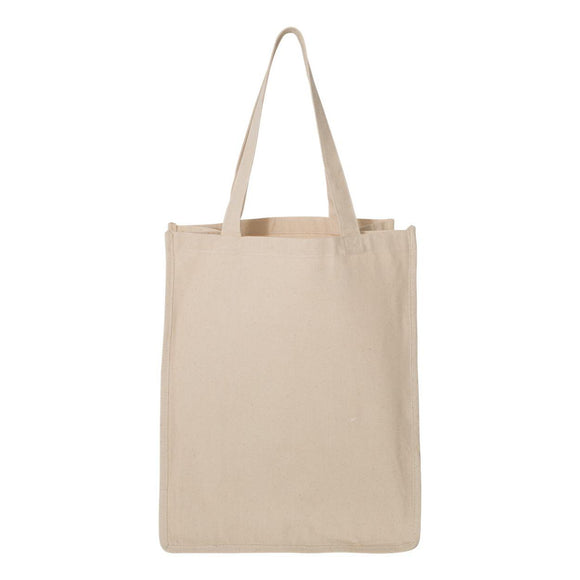 Q125400 Q-Tees 27L Jumbo Shopping Bag Natural