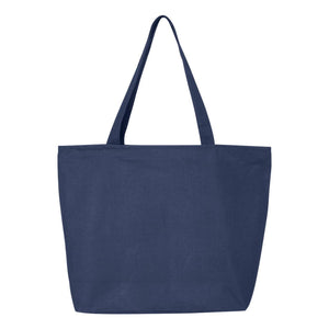 Q611 Q-Tees 25L Zippered Tote Navy