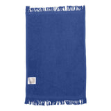 T100 Q-Tees Fringed Fingertip Towel Royal