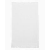 T100 Q-Tees Fringed Fingertip Towel White