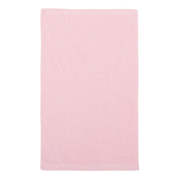 T18 Q-Tees Budget Rally Towel Light Pink