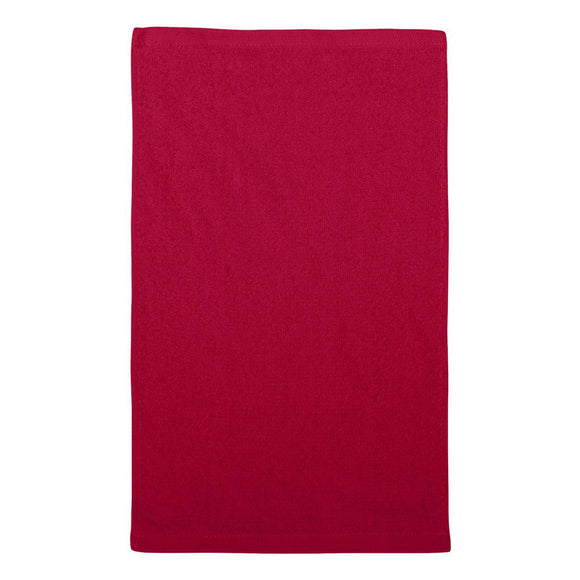 T18 Q-Tees Budget Rally Towel Red