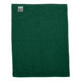 T600 Q-Tees Hemmed Fingertip Towel Forest