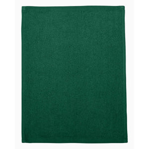 T600 Q-Tees Hemmed Fingertip Towel Forest