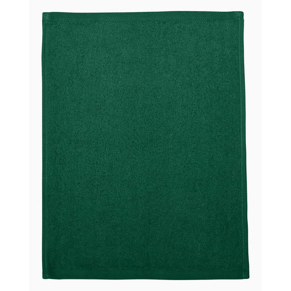 T600 Q-Tees Hemmed Fingertip Towel Forest