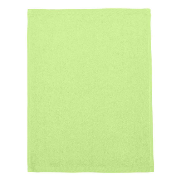 T600 Q-Tees Hemmed Fingertip Towel Lime