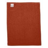 T600 Q-Tees Hemmed Fingertip Towel Orange