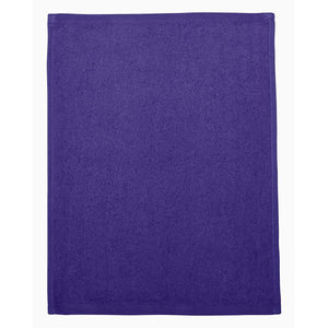 T600 Q-Tees Hemmed Fingertip Towel Purple