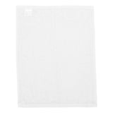 T600 Q-Tees Hemmed Fingertip Towel White