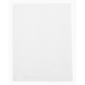 T600 Q-Tees Hemmed Fingertip Towel White