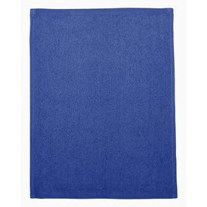 T600 Q-Tees Hemmed Fingertip Towel Royal