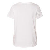 3807 LAT Curvy Collection Women's Premium Jersey V-Neck Tee White