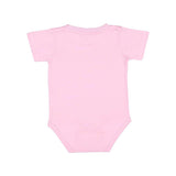 4480 Rabbit Skins Infant Premium Jersey Short Sleeve Bodysuit Pink