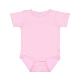 4480 Rabbit Skins Infant Premium Jersey Short Sleeve Bodysuit Pink