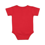 4480 Rabbit Skins Infant Premium Jersey Short Sleeve Bodysuit Red